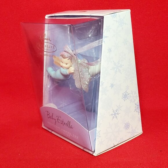 Vintage Hallmark Keepsake Ornament Baby Estrella Frostlight Faeries 2002 Too Ser - Picture 7 of 9